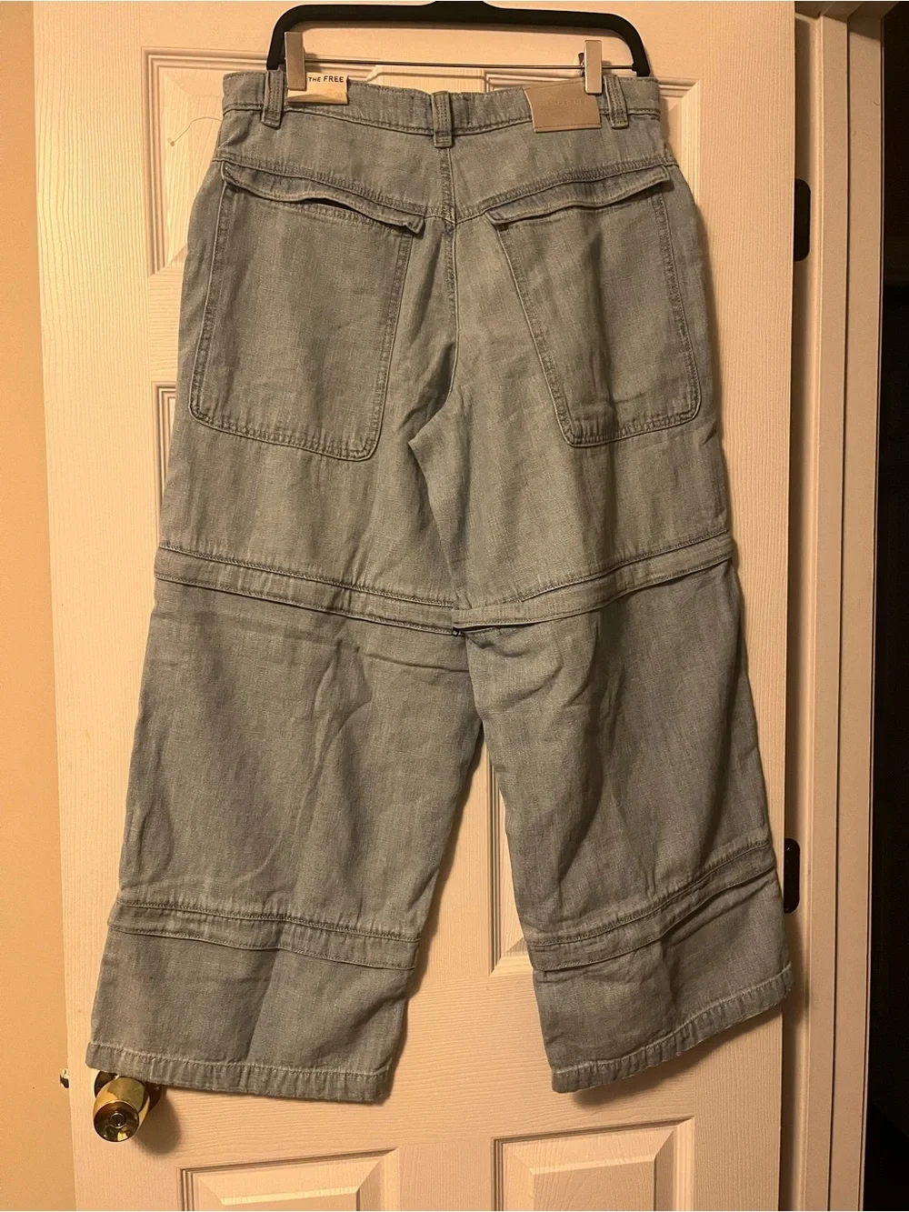 Free People/ We The Free Trailblazer Convertible Zip Jeans ~Circuit Size 31